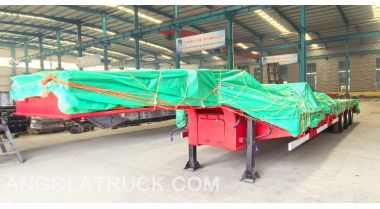 3 Axle 60 Ton Lowbed Trailer will be Sent to Angola