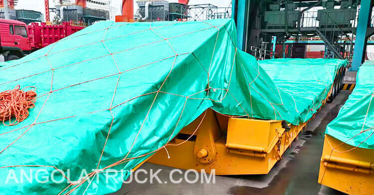 4 Axle 120 ton Removable Gooseneck Trailer for Sale in Angola