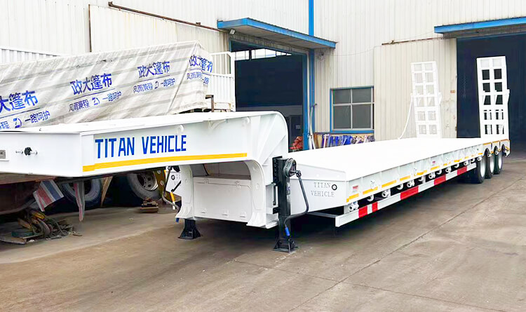 Low Loader Trailer Truck Price in Luanda Angola