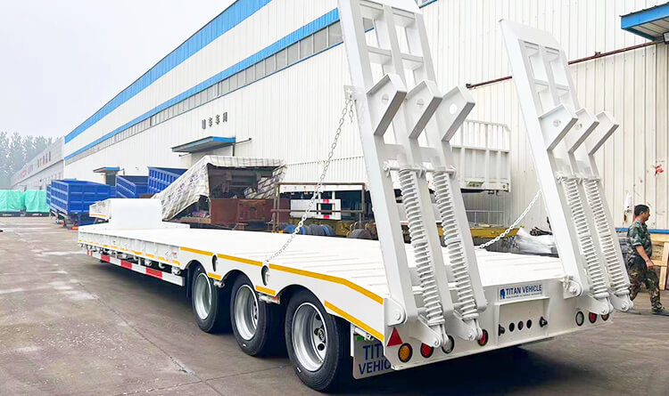 Low Loader Trailer Truck Price in Luanda Angola