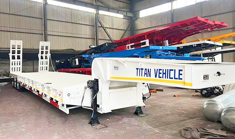 Low Loader Trailer Truck Price in Luanda Angola