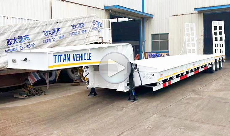 Low Loader Trailer Truck Price in Luanda Angola