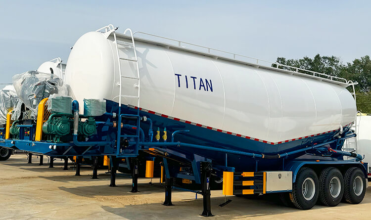 Bulk Cement Semi Trailer for Sale in Luanda Angola