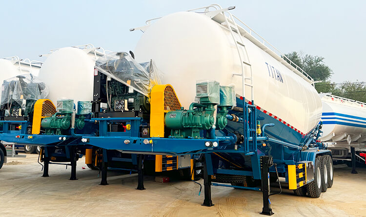 Bulk Cement Semi Trailer for Sale in Luanda Angola