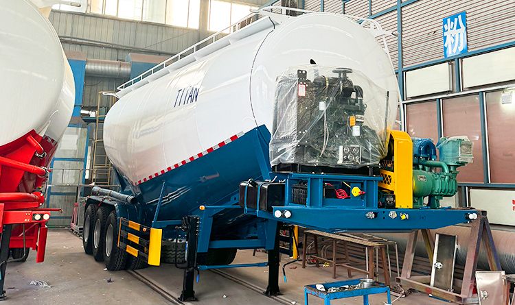 Bulk Cement Semi Trailer for Sale in Luanda Angola