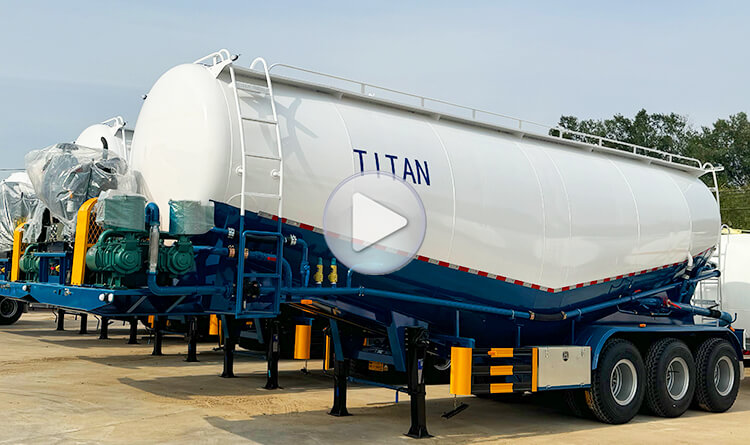Bulk Cement Semi Trailer for Sale in Luanda Angola
