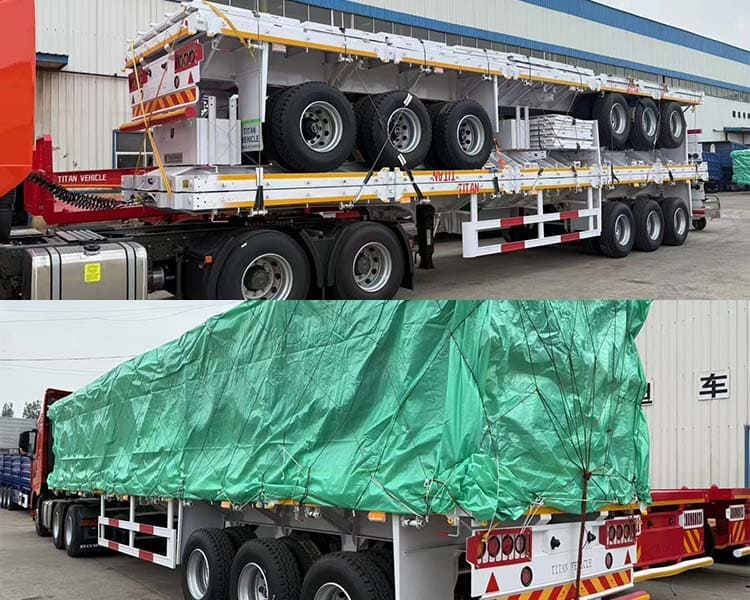 Side Wall Cargo Semi Trailer for Sale in Angola