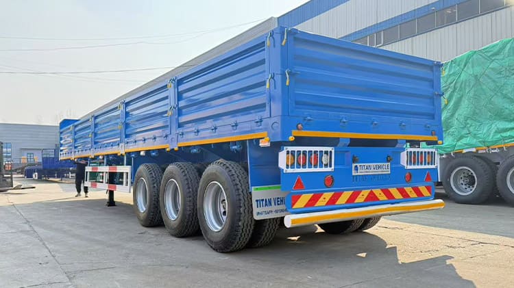 Tri Axle Drop Side Trailer for Sale in Luanda Angola