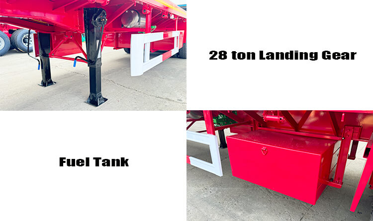 3 Axle 40 Ft Flatbed Semi Trailer for Sale in Angola