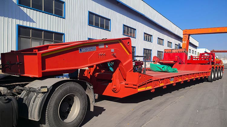 100 Ton Removable Gooseneck Trailer for Sale in Angola