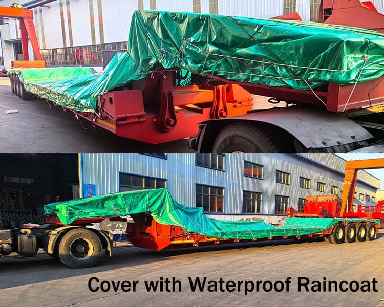 100 Ton Removable Gooseneck Trailer for Sale in Angola