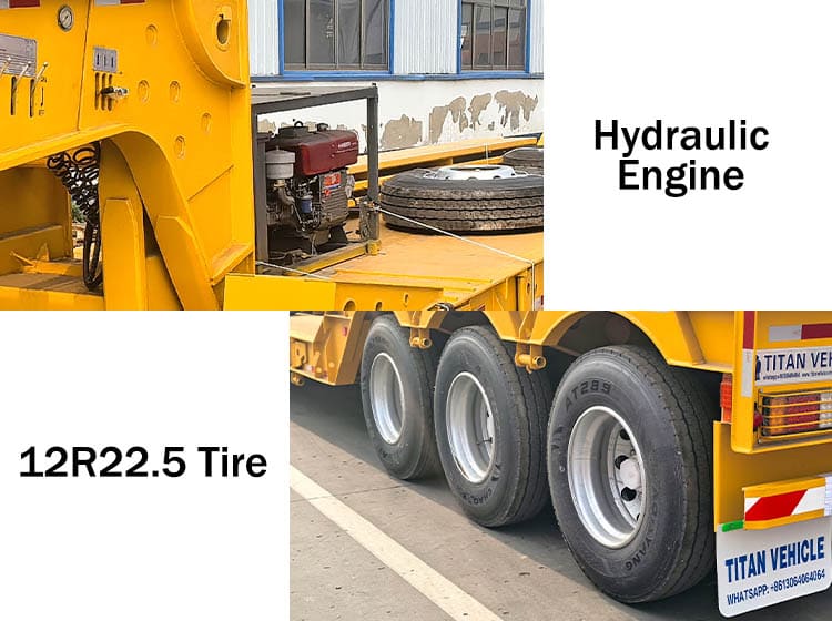 80 Ton Lowboy Truck Trailer for Sale in Angola