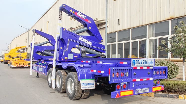 37 Ton Container Side Loader Trailer for Sale in Angola