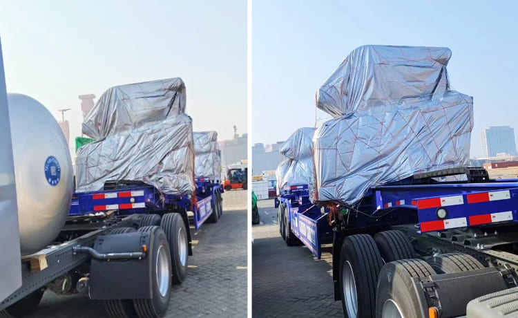 37 Ton Container Side Loader Trailer for Sale in Angola