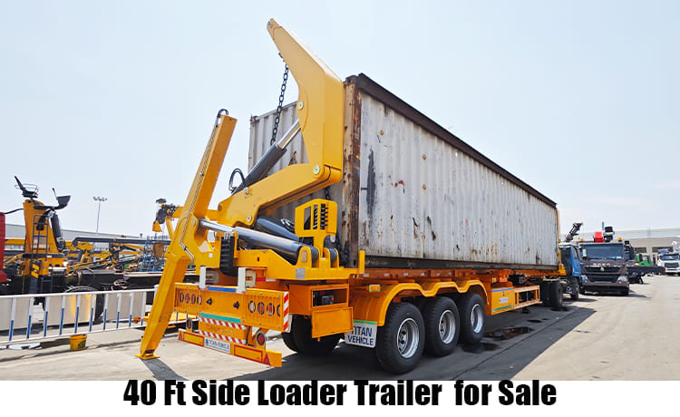 40 Ft Side Loader Trailer Truck for Sale in Angola