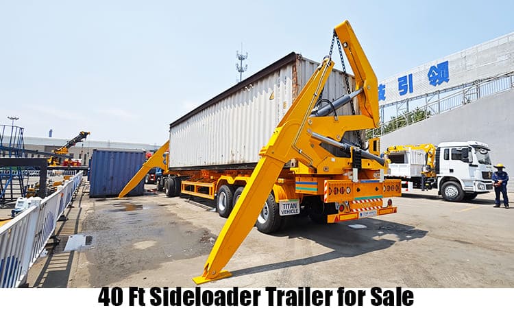 40 Ft Side Loader Trailer Truck for Sale in Angola
