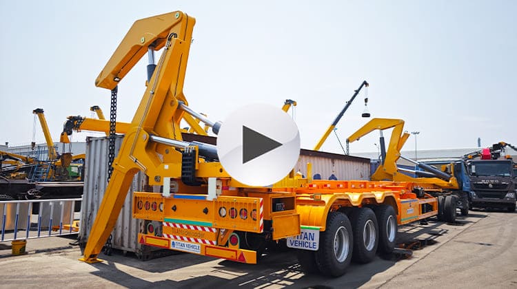 40 Ft Side Loader Trailer Truck for Sale in Angola