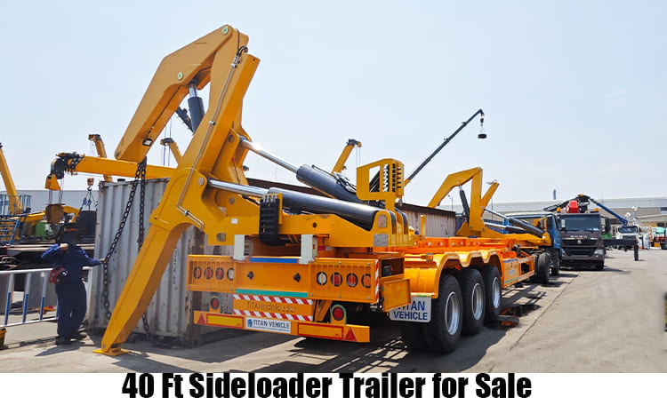 40 Ft Side Loader Trailer Truck for Sale in Angola
