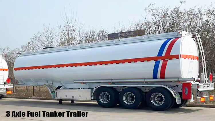 3 Axle 45000 Liters Diesel Tanker Trailer for Sale in Angola