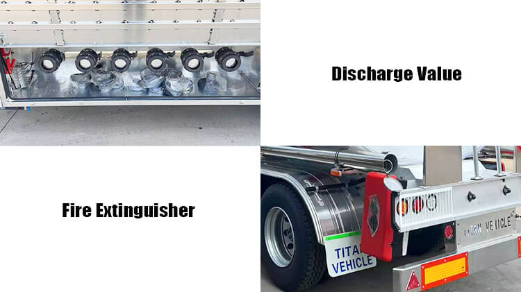 3 Axle 45000 Liters Diesel Tanker Trailer for Sale in Angola