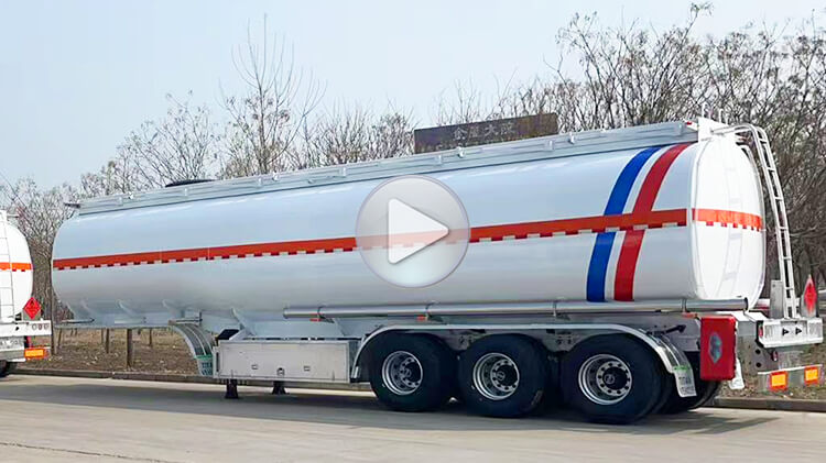 3 Axle 45000 Liters Diesel Tanker Trailer for Sale in Angola