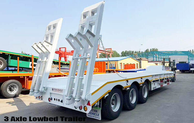 3 Axle Low Loader Trailer Truck for Sale in Angola