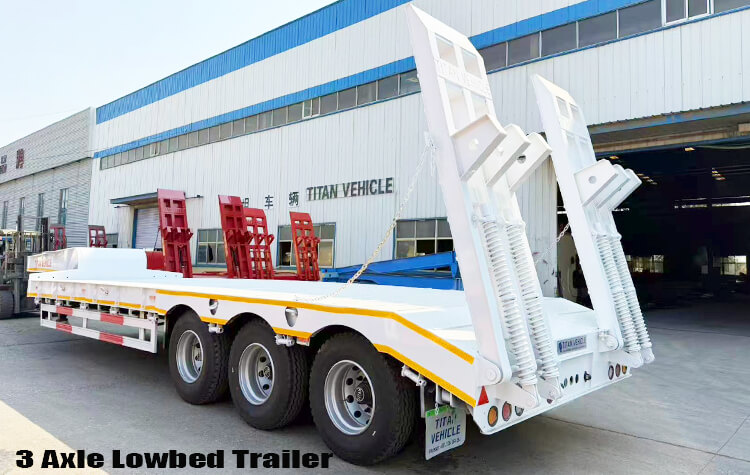 3 Axle Low Loader Trailer Truck for Sale in Angola