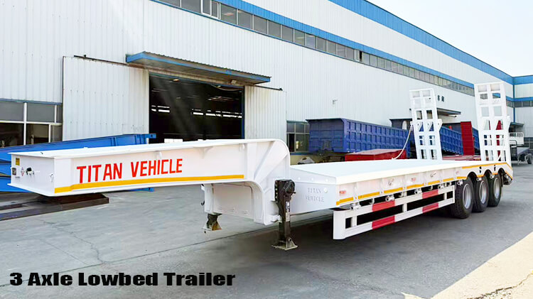 3 Axle Low Loader Trailer Truck for Sale in Angola