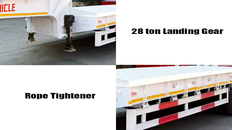 3 Axle Low Loader Trailer Truck for Sale in Angola