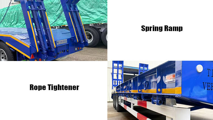3 Axle Low Bed Semi Trailer Truck for Sale in Angola