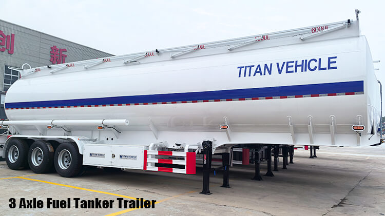 3 Axle Semi Fuel Tanker Trailer for Sale in Angola