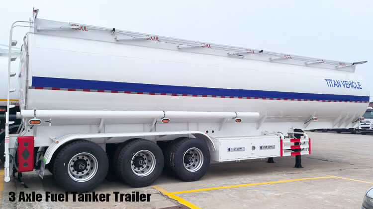 3 Axle Semi Fuel Tanker Trailer for Sale in Angola