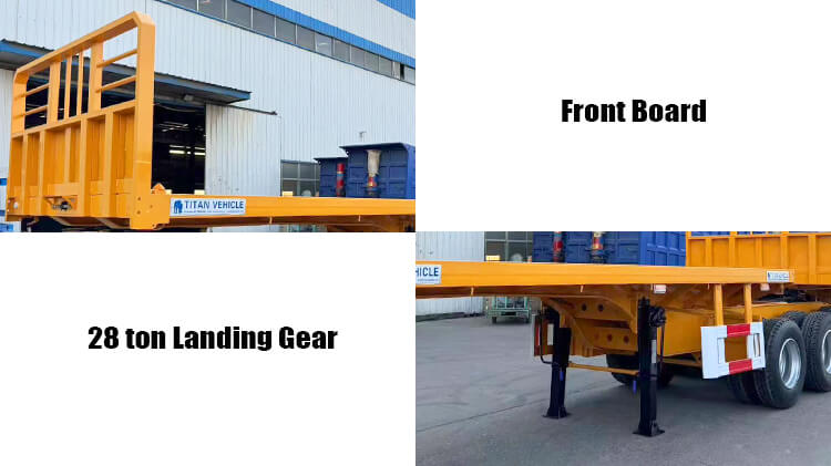Tri Axle Super Link Flat Deck Trailer for Sale in Angola