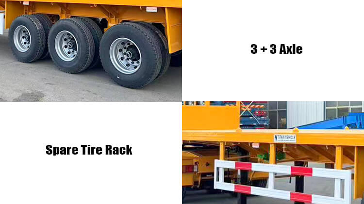 Tri Axle Super Link Flat Deck Trailer for Sale in Angola