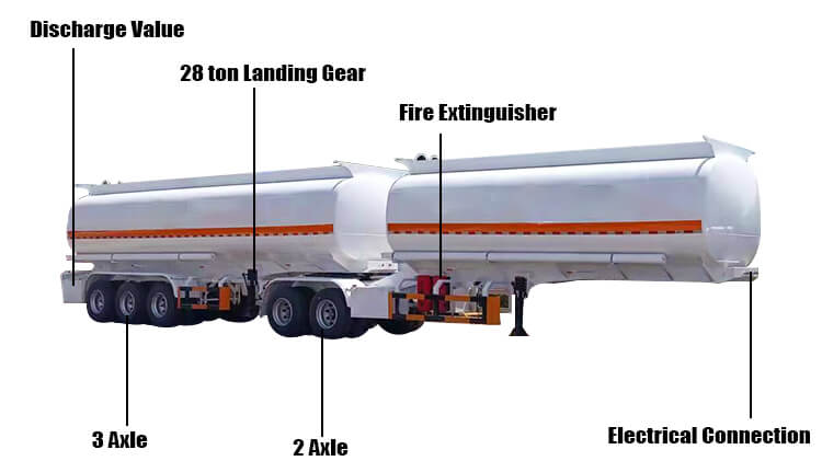 Superlink Fuel Tanker Trailer for Sale Price in Angola