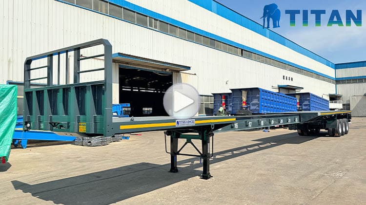 24M Extendable Flatbed Trailer for Sale in Angola