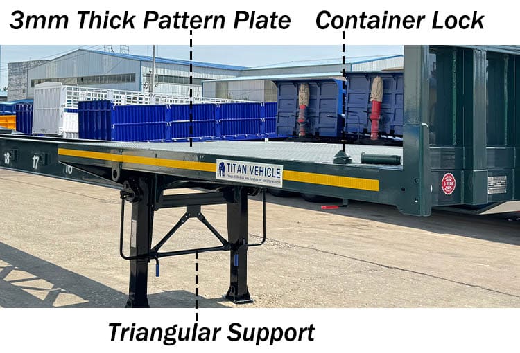 24M Extendable Flatbed Trailer for Sale in Angola