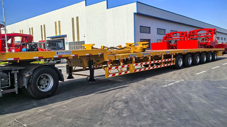 6 Axle Extendable Semi Trailer for Sale in Angola