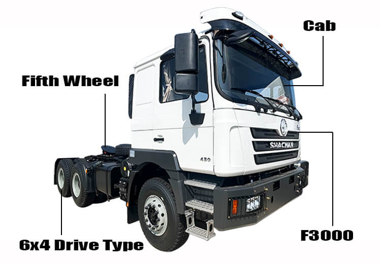 Shacman F3000 6x4 Tractor Truck for Sale in Angola