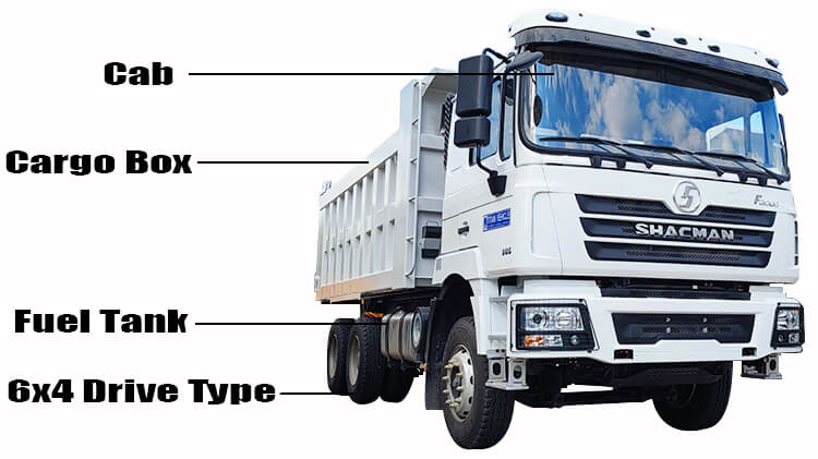 shacman f3000 dump truck in Angola