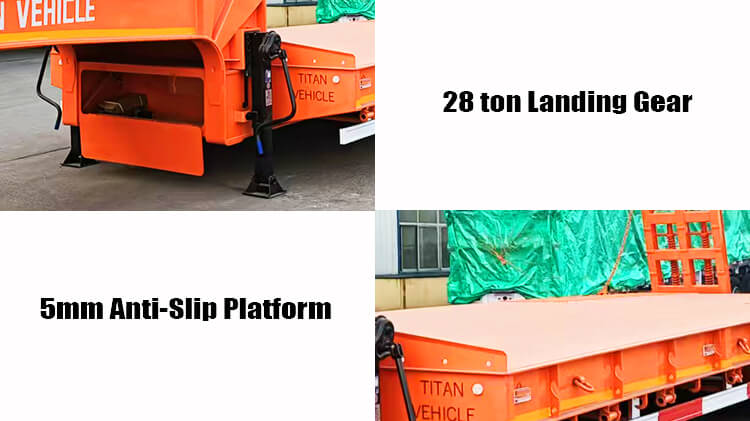 3 Axle 80 Ton Lowbed Truck for Sale Price in Angola
