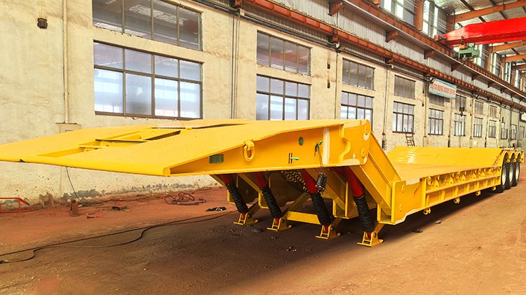 100 ton XL Specialized Folding Neck Trailer for Sale in Angola