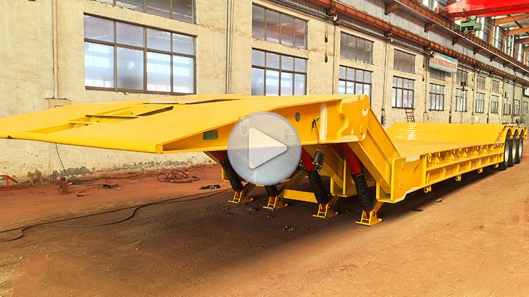 100 ton XL Specialized Folding Neck Trailer for Sale in Angola