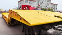 Reboque Dobrável Gooseneck de 2 Linhas e 4 Eixos